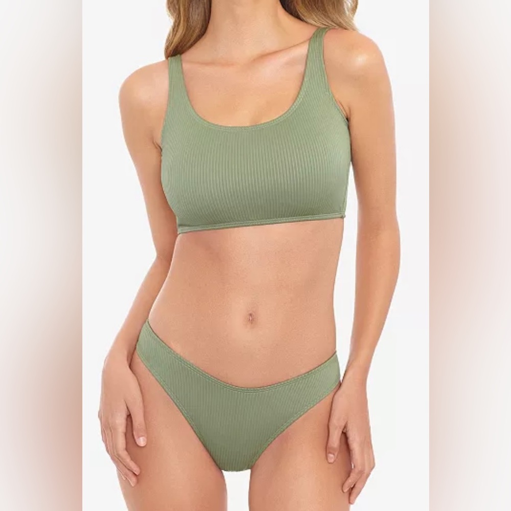 NWT Salt + Cove Ribbed Bikini Set